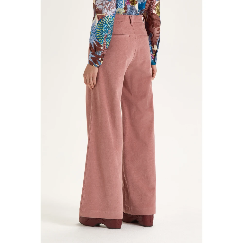 Maliparmi Baby Cord Broek Pink Dames