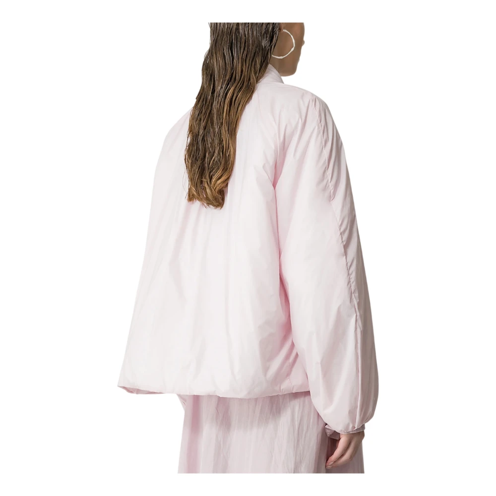 Forte Stijlvolle Jas in Oesterkleur Pink Dames