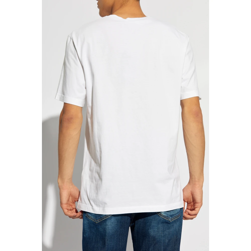 Dsquared2 T-shirt met logo White Heren