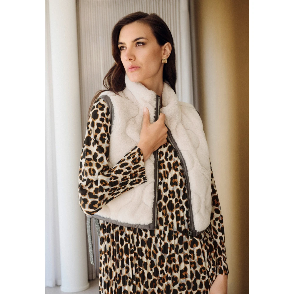 Betty Barclay Omkeerbaar Vest met Rits Gray Dames