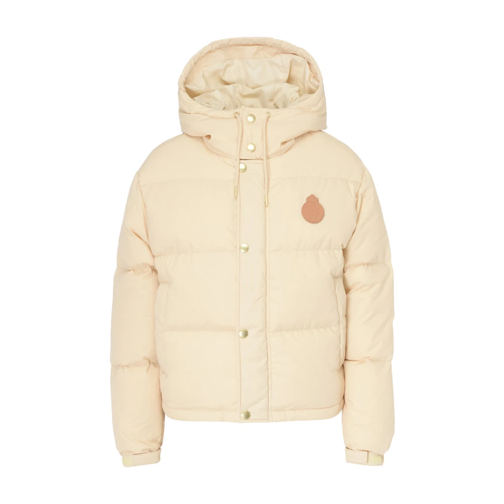 Sporty & Rich Crown Puffer Jacket Brown Dames