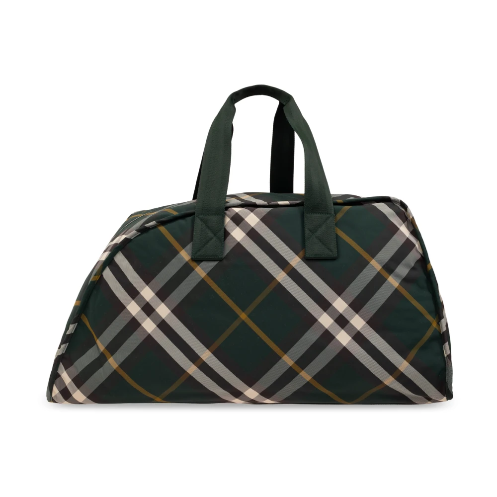 Burberry Men's Green Weekend Bags, One Size, Carry-On Bag