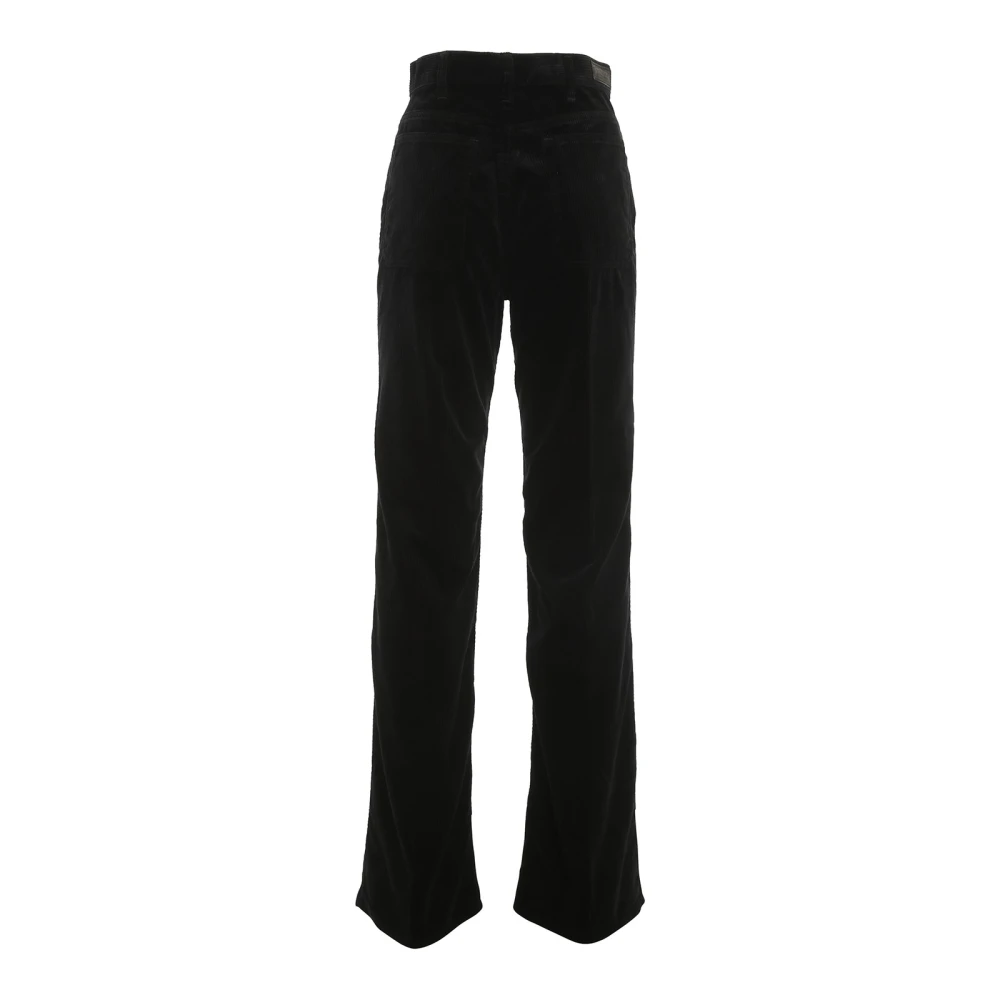 Ralph Lauren Flat Front Broek Black Dames