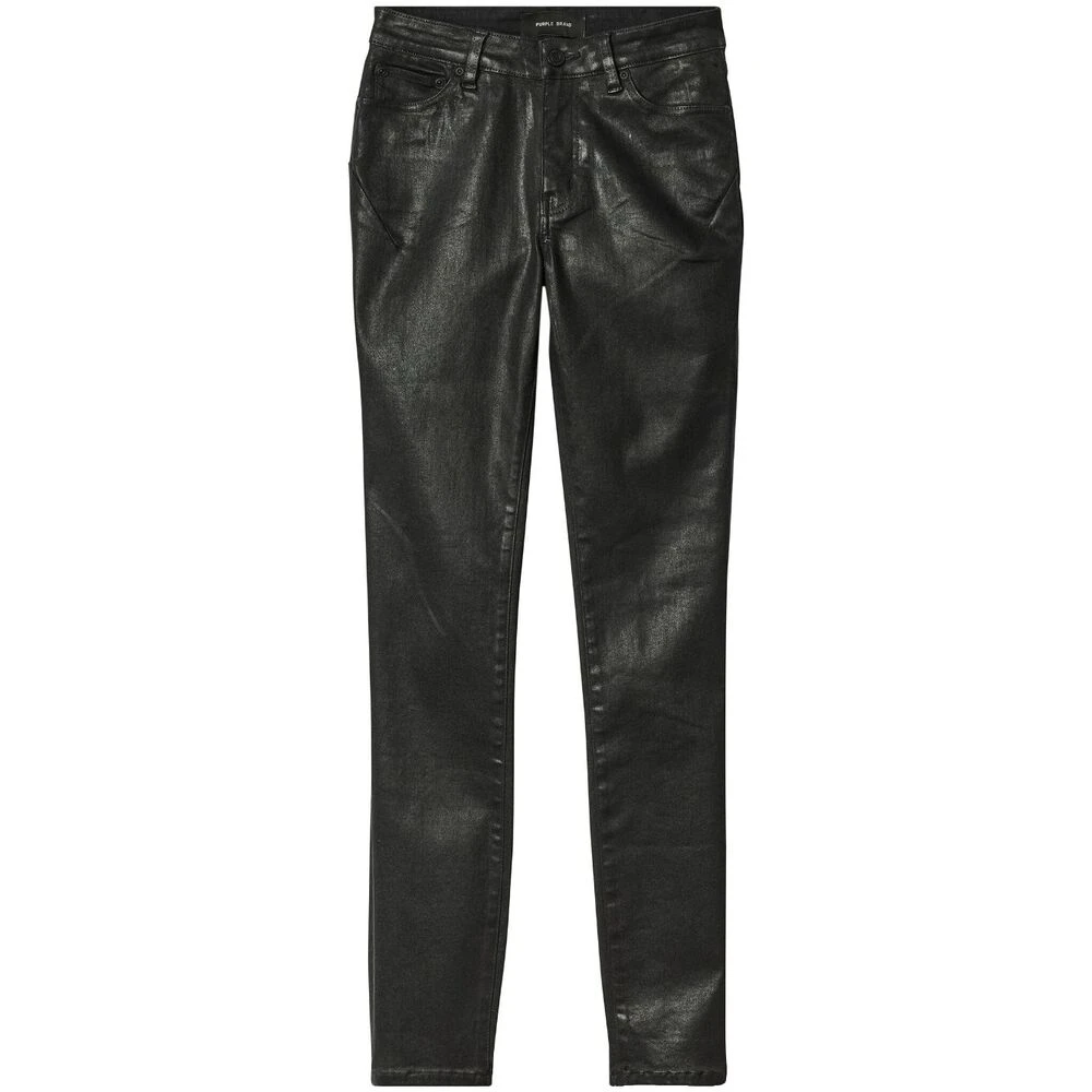 Sort Bomullsblanding Tapered Jeans