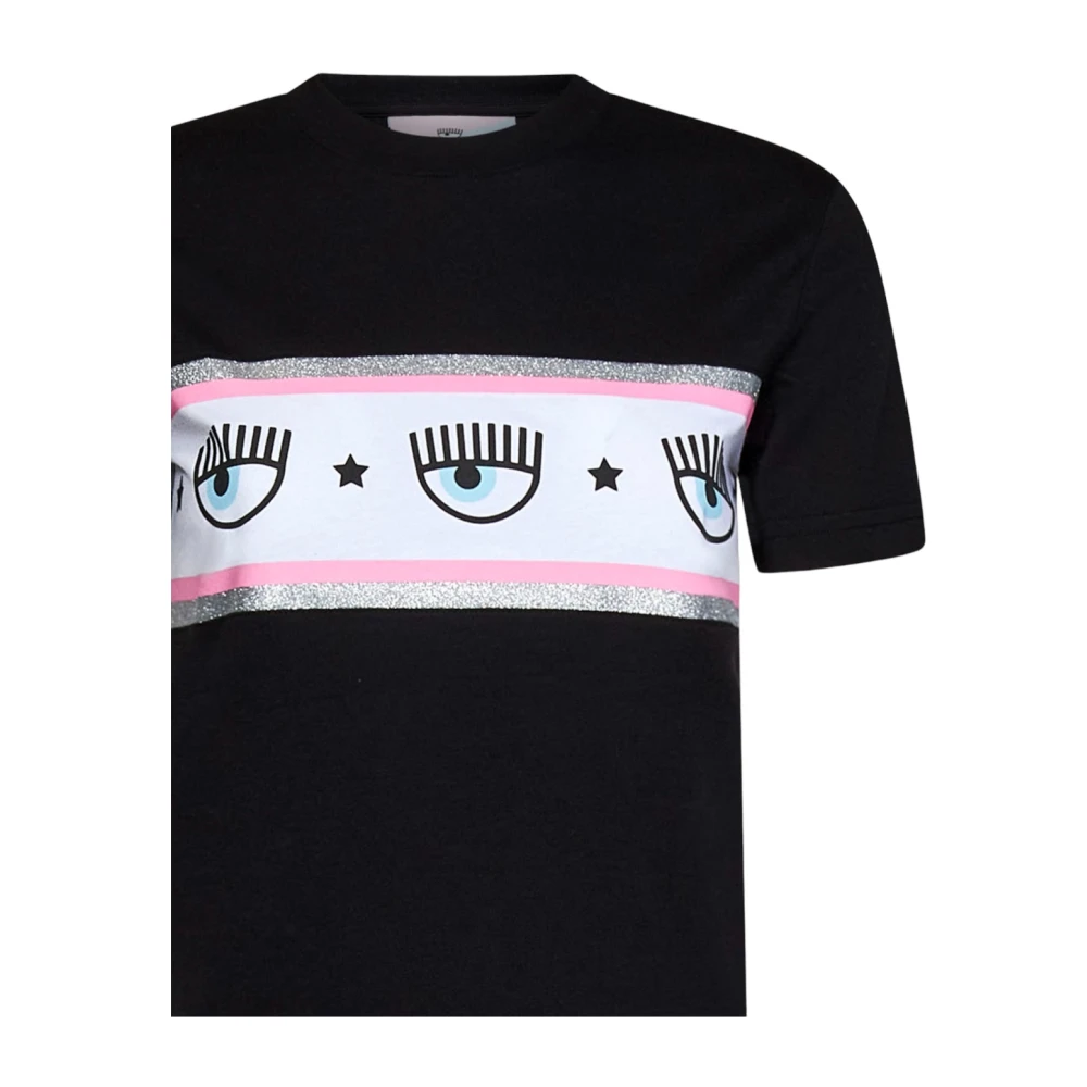 Chiara Ferragni Collection Korte Mouw T-shirt Black Dames