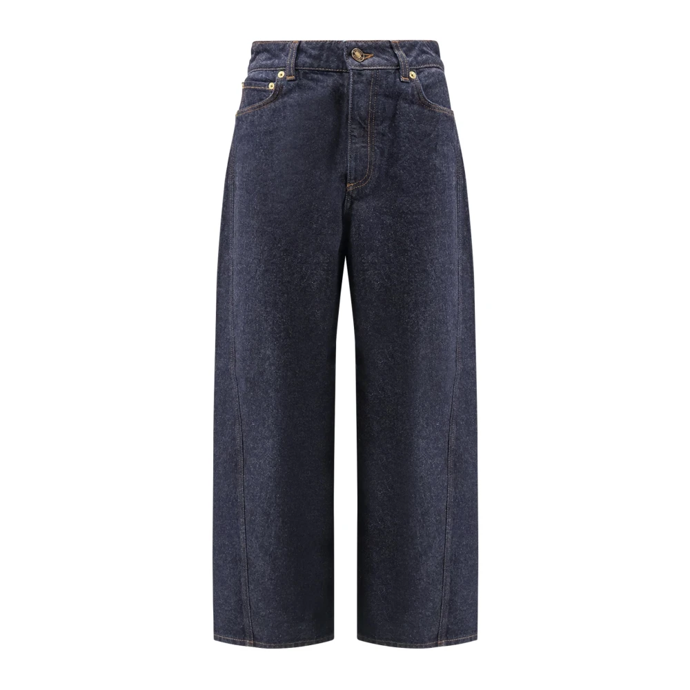 Givenchy Women's Blue Jeans With Zip And Logo