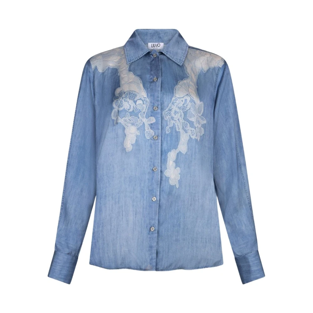 Liu Jo Women's Blue Shirts, Xs, Denim Shirts
