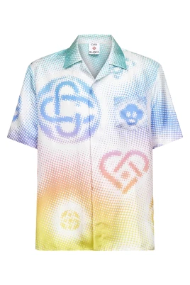 Gradient Monogram Kortärmad Skjorta