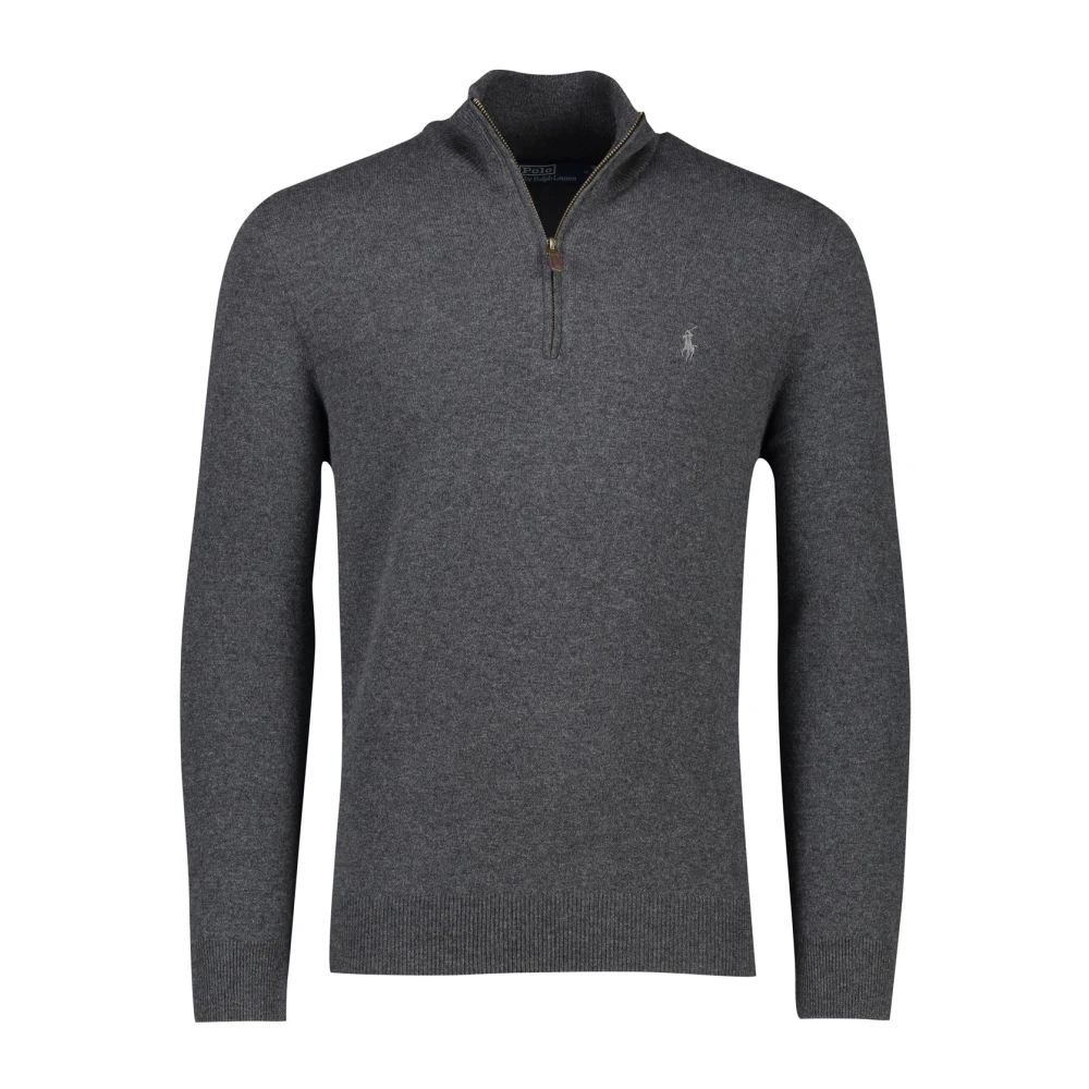 Ralph Lauren Gray Polo Jumper Grey - Male - Turtlenecks - S - Knitwear