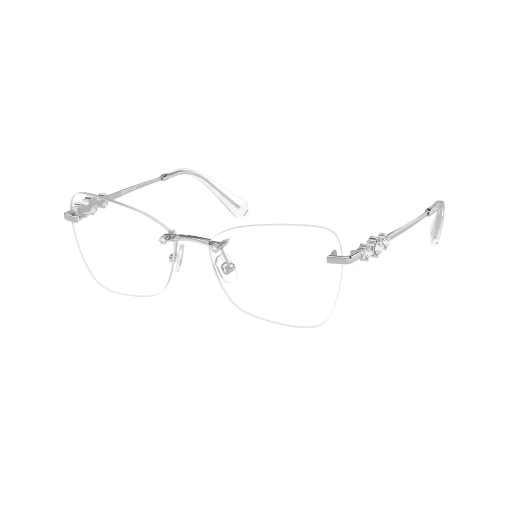 Swarovski Elegant Metalen Frame met Lichtpunt Gray Unisex