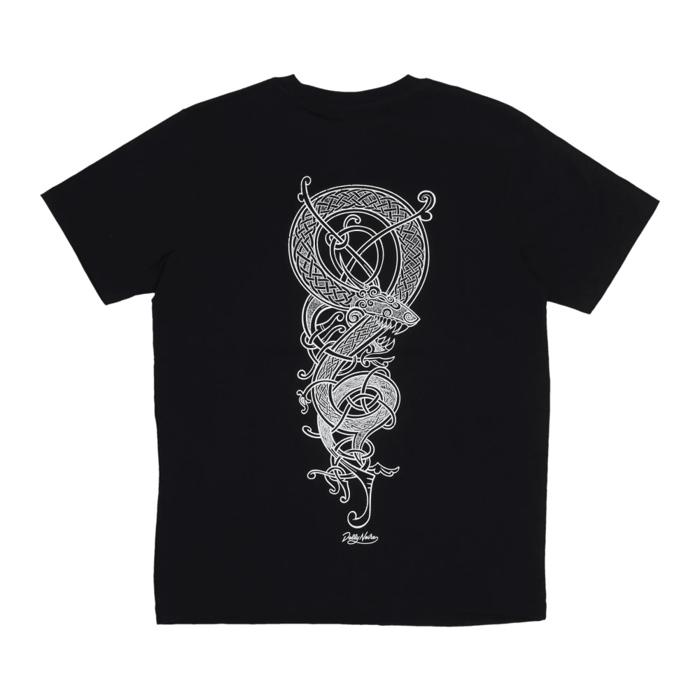 Dolly Noire Zwarte Dragon Knot Tee Heren T-shirt Black Heren