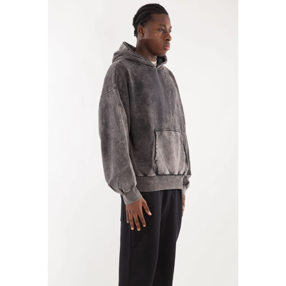 Garment Workshop Marble Wash Hoodie Gray Heren