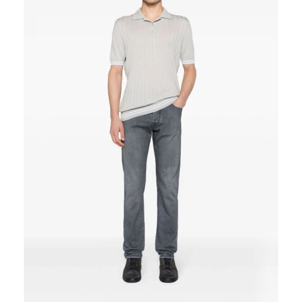 Jacob Cohën Slim Fit Bard Broek Gray Heren