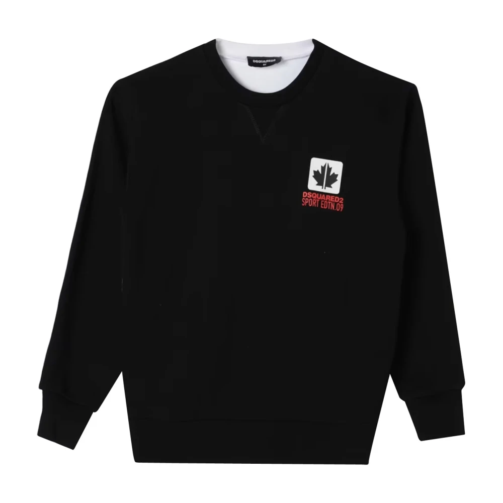 Dsquared2 Boys Black Sweatshirt - Kids Sweatshirts - 10 Y - Kids