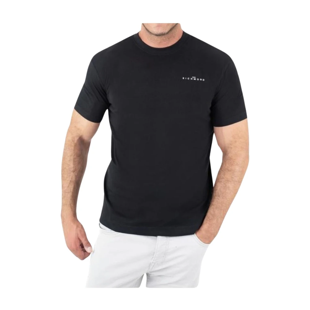 John Richmond Heren Casual T-Shirt Nemol Black Heren