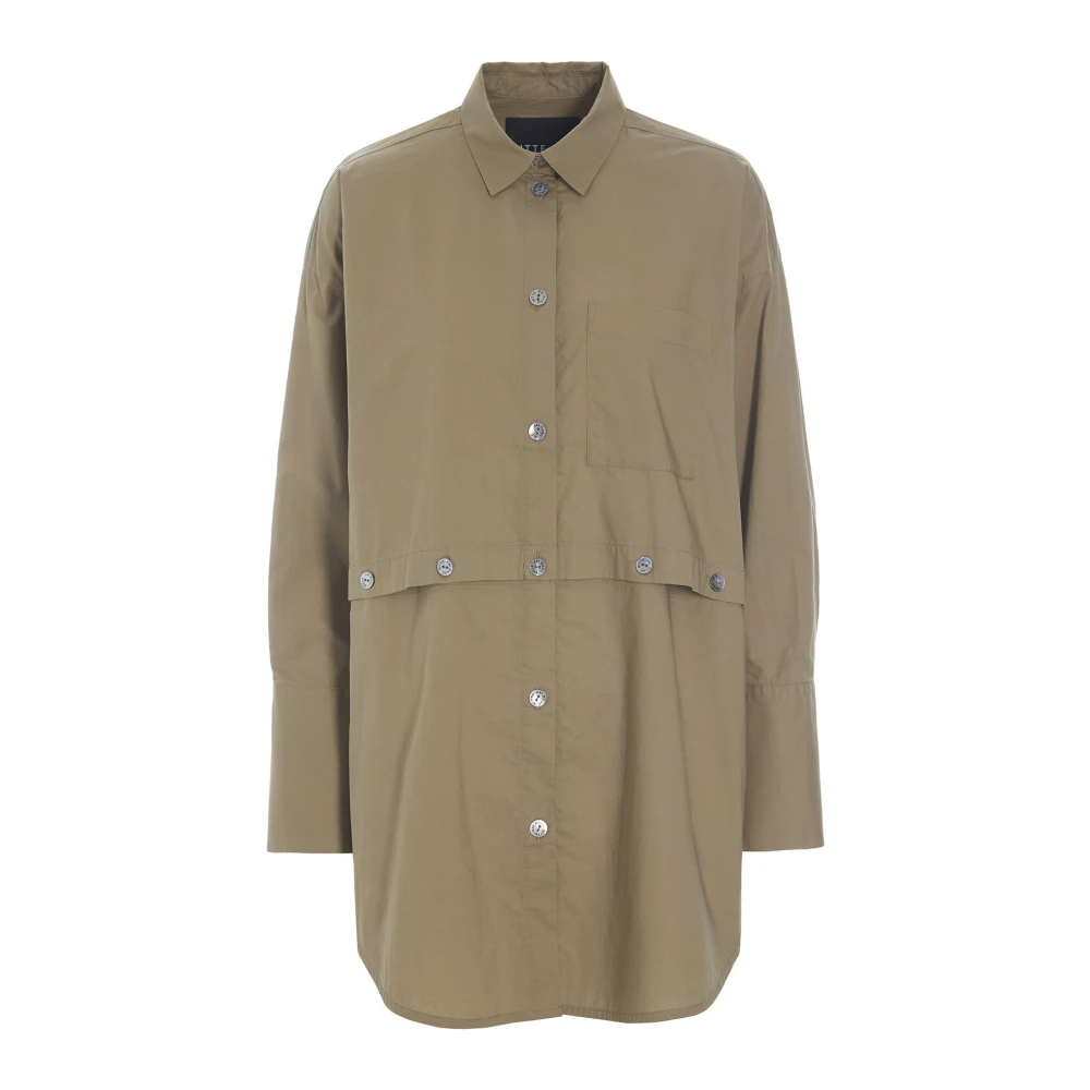 Bitte Kai Rand Core Cotton Shirt Nutmeg Beige Brown Dames