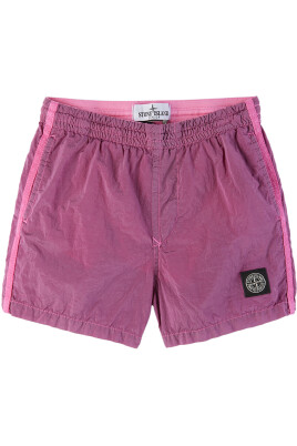 fuchsia-badeshorts-med-compass-motif