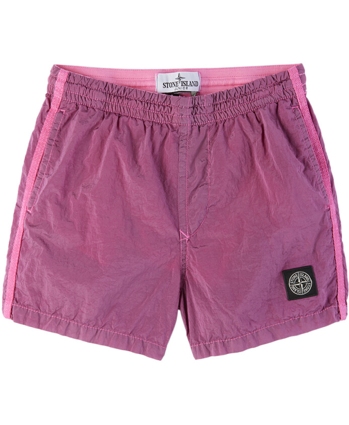 short-de-bain-fuchsia-avec-motif-compass