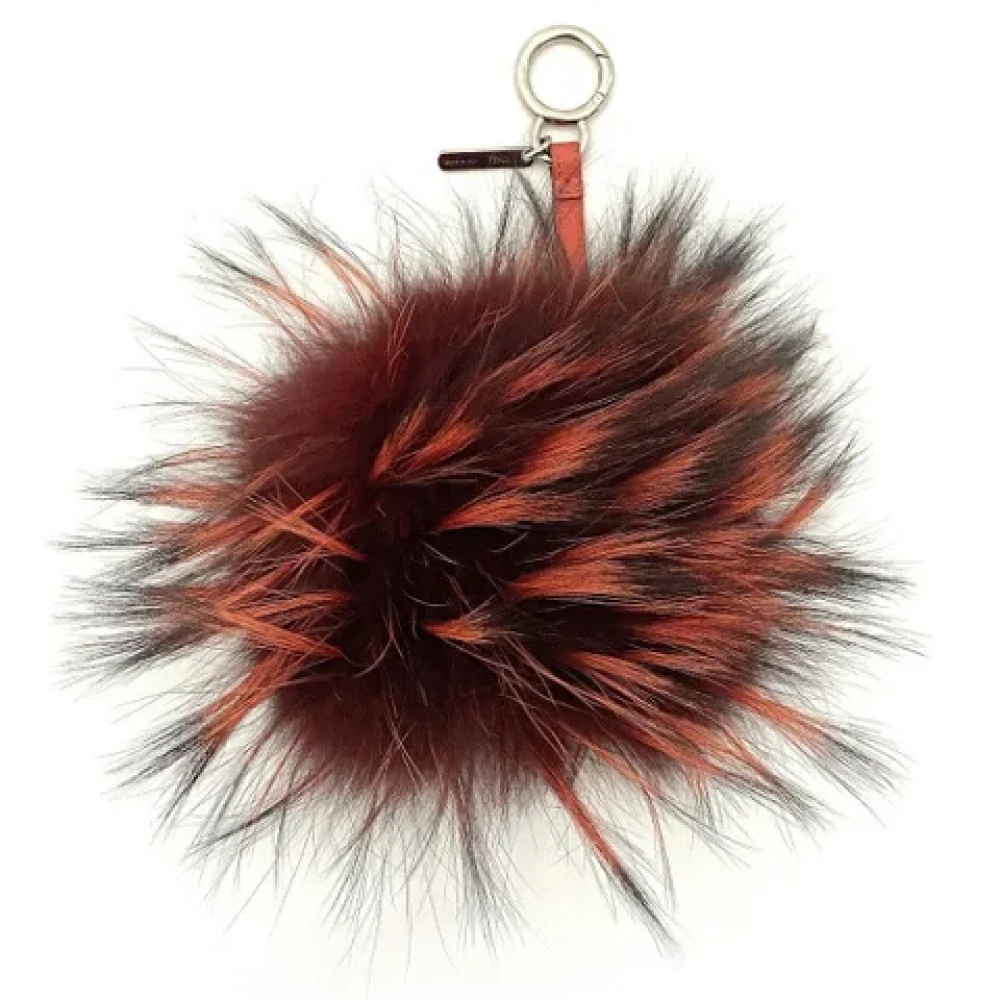 Fendi Vintage Pre-owned Fur key-holders Red Dames