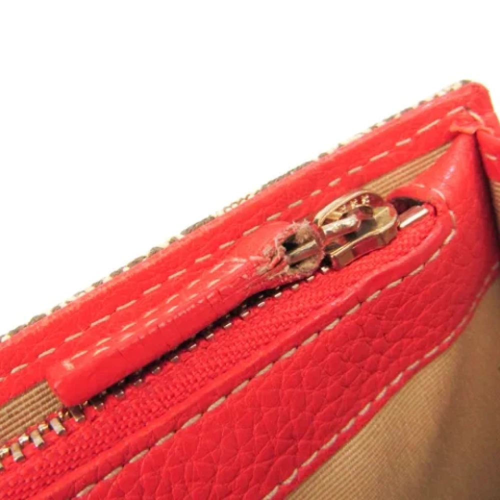 Bvlgari Vintage Pre-owned Canvas handbags Beige Dames