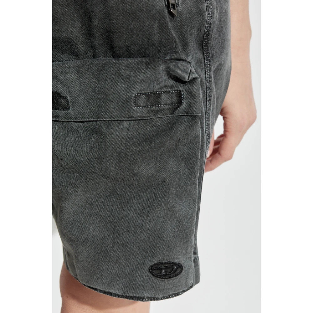 Diesel Shorts S-Ride-Q2 Gray Dames