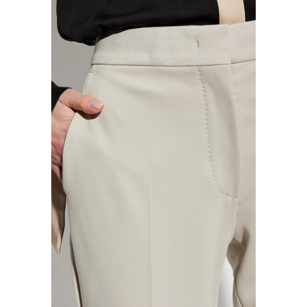 Max Mara Gekreukelde broek Pegno Gray Dames