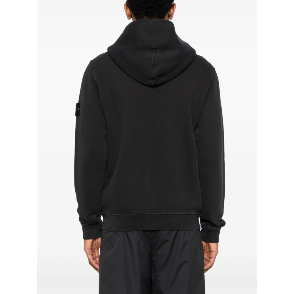 Stone Island Zwarte Sweater Collectie Black Heren