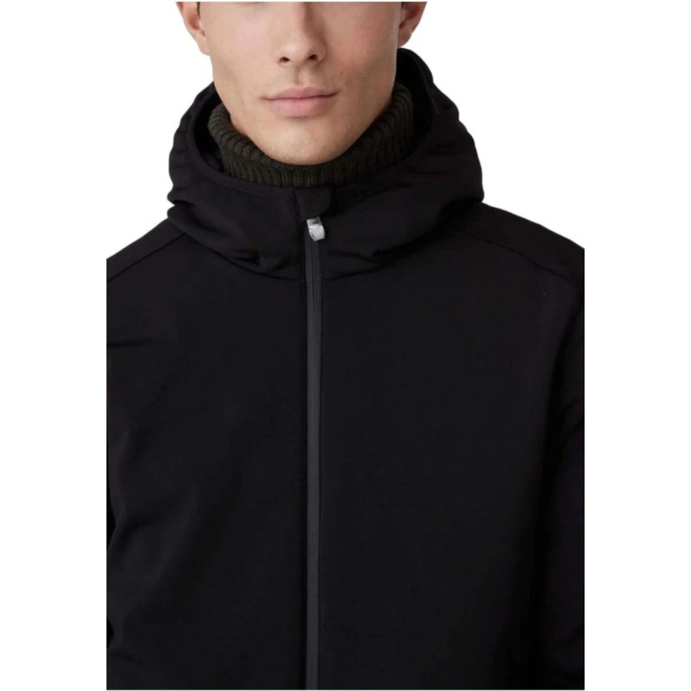 Ciesse Piumini Gewatteerde Softshell Hoody Jas Black Heren