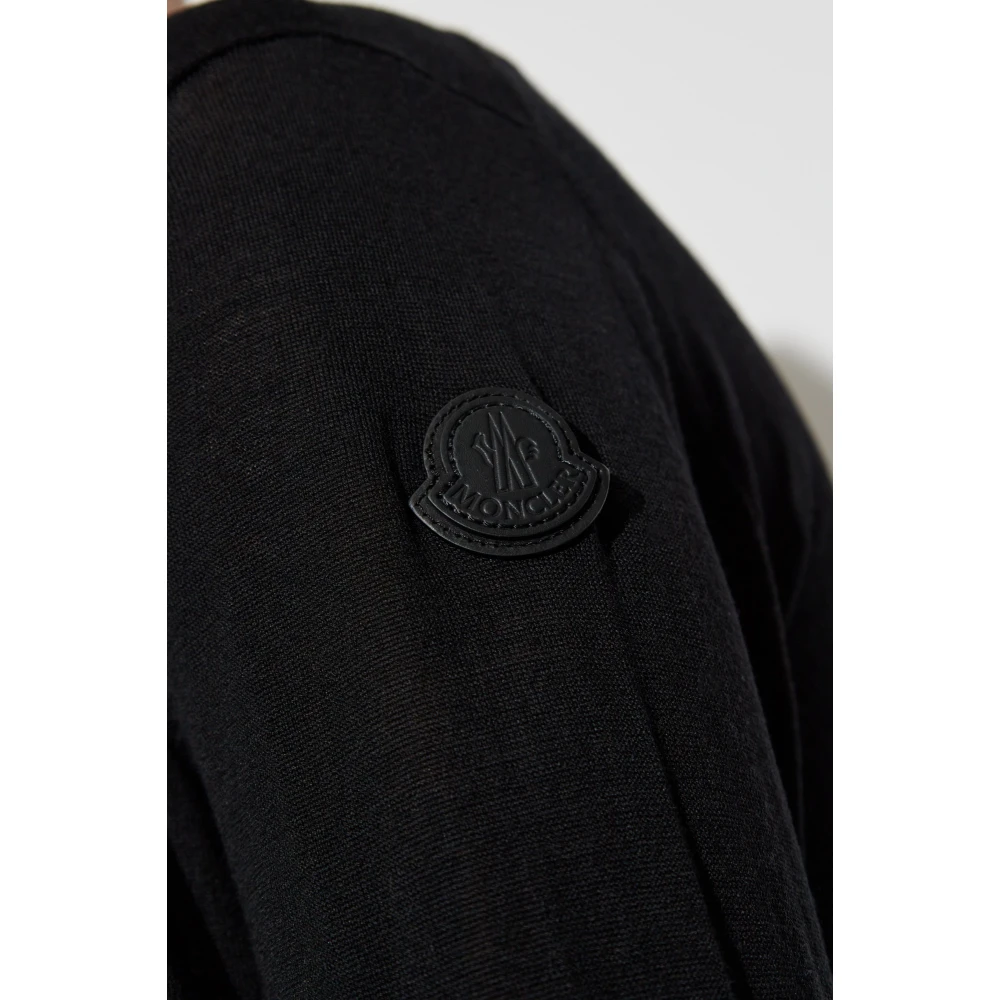 Moncler Trui met logo Black Heren