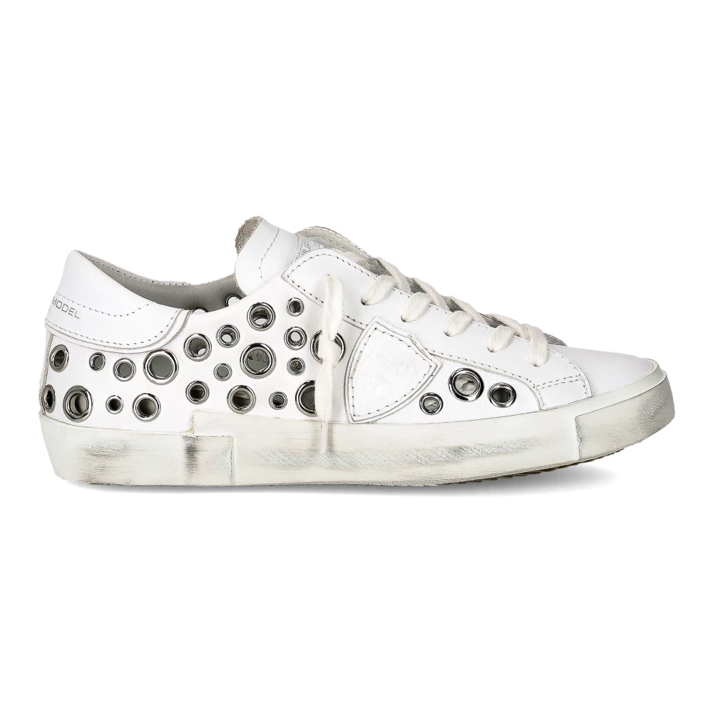Philippe Model Women's White Sneakers, 8 Uk, Trainers Prsx Tennis