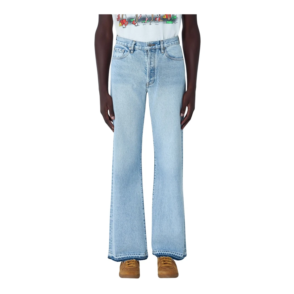 Gallery Dept. Men's Blue Flare Jeans, W30, Melrose Jeans
