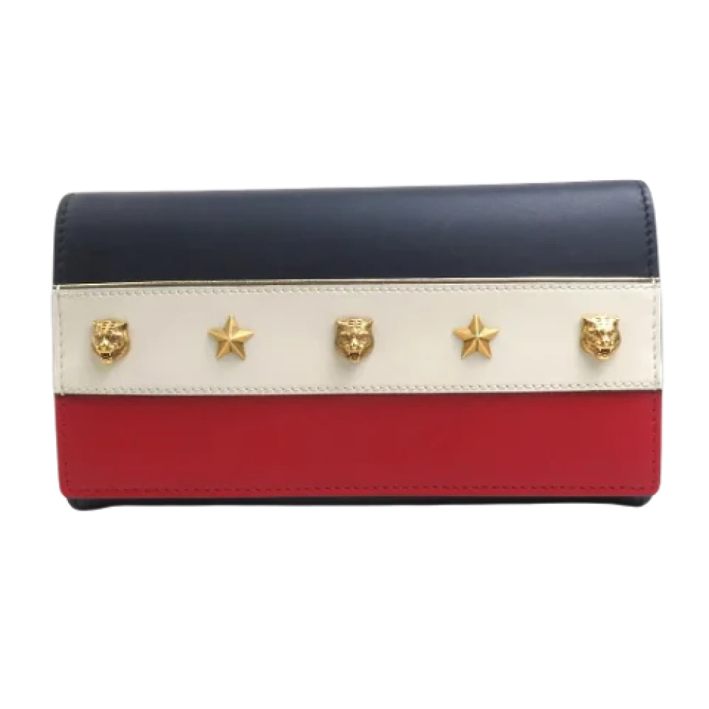Gucci Vintage Pre-owned Leather wallets Multicolor Dames