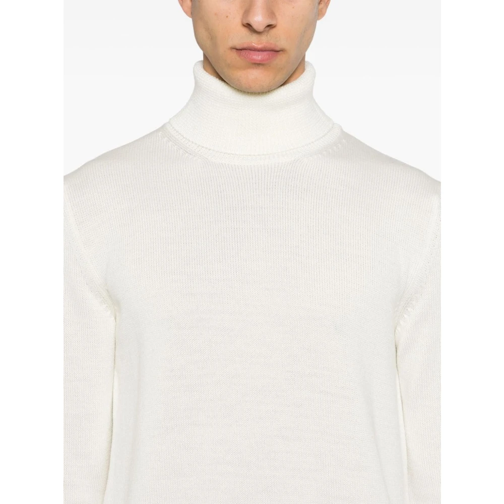 Roberto Collina Beige Sweaters voor Mannen Beige Heren