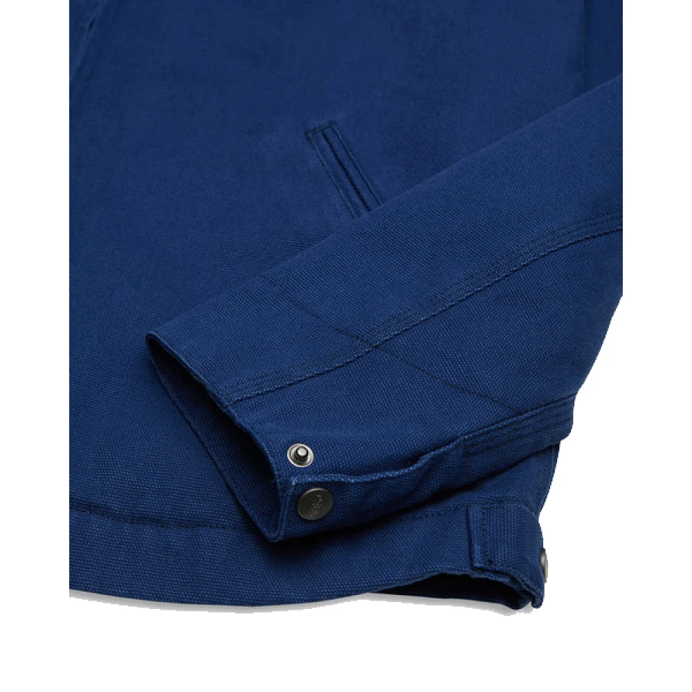 Deus Ex Machina Blauwe Mechanische Werkjas Wol Gevoerd Blue Heren