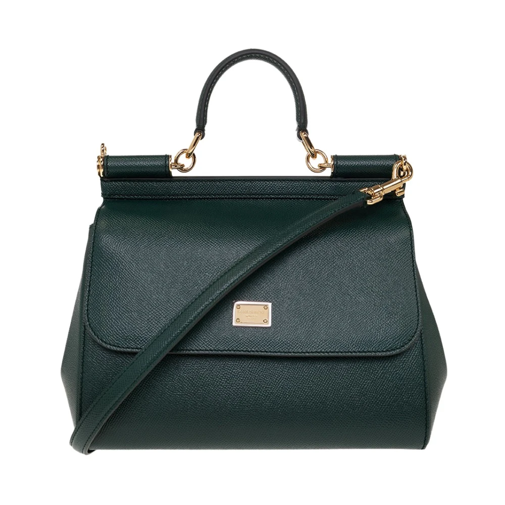 Dolce & Gabbana Sicily Medium shoulder bag Green, Dam