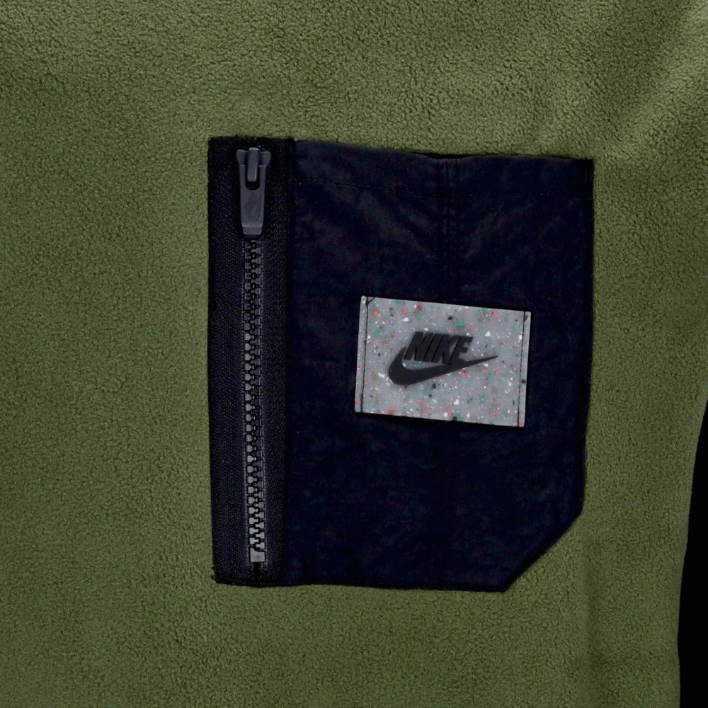 Nike Sportswear Crewneck Sweatshirt Polar Fleece Green Heren