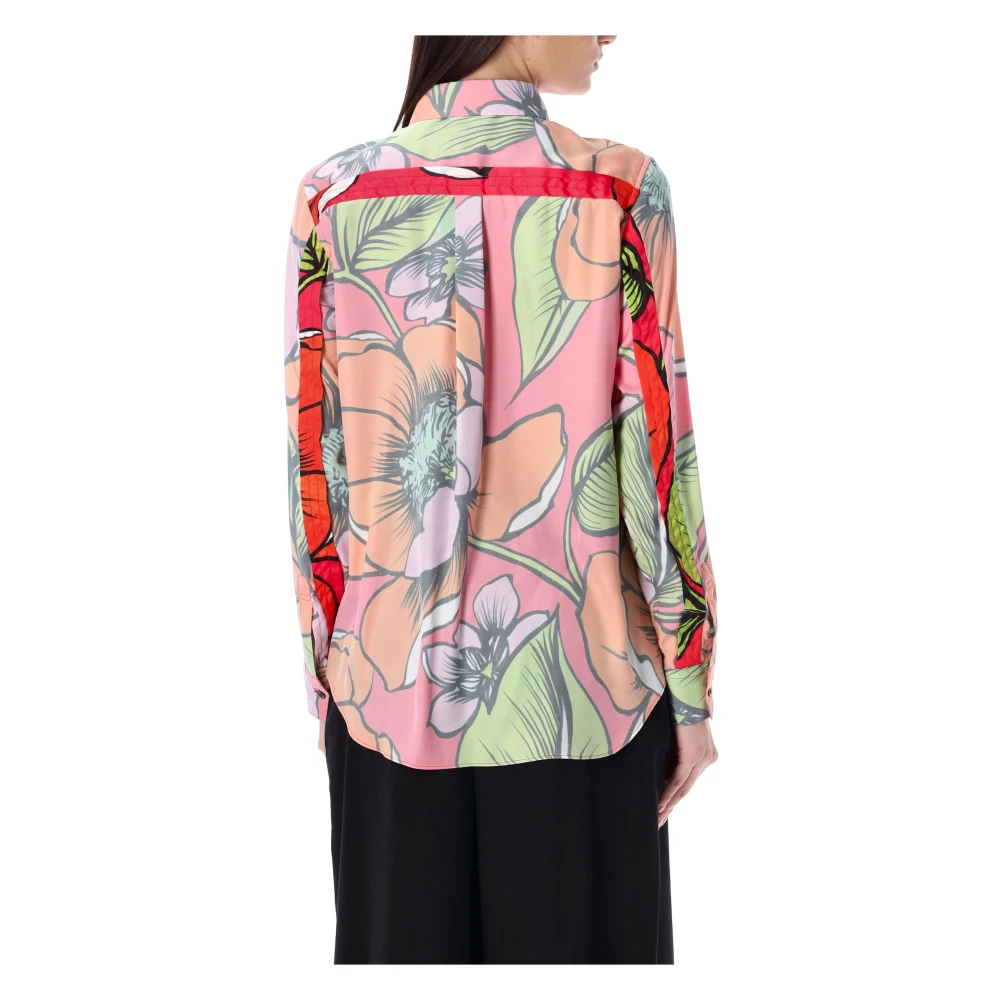 Comme des Garçons Bloemenshirt Multi Ss24 Multicolor Dames
