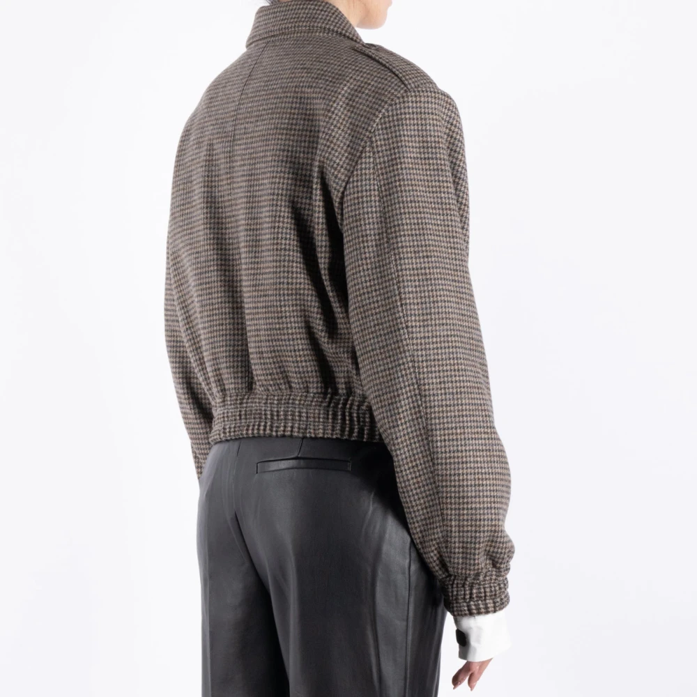 The Garment Bruine Wollen Jas Brown Dames