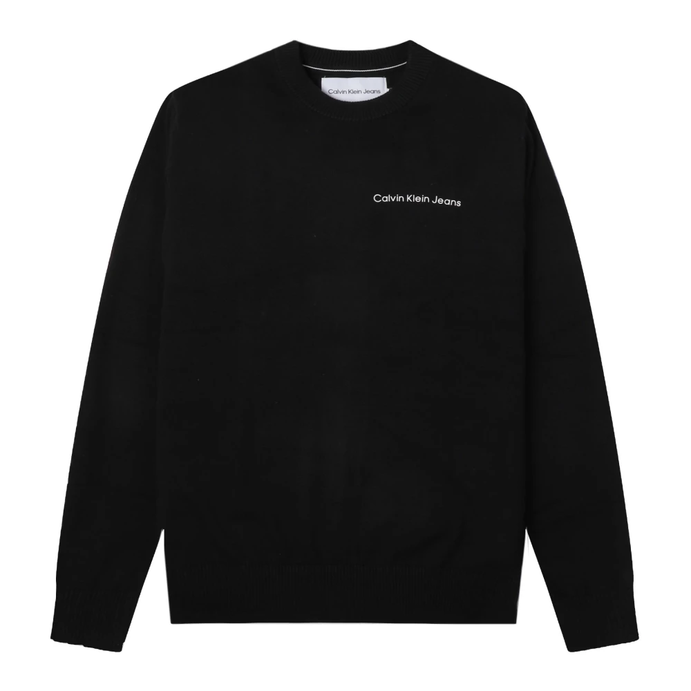 Calvin Klein Jeans Heren Zwart Jersey Shirt J324974 Black Heren