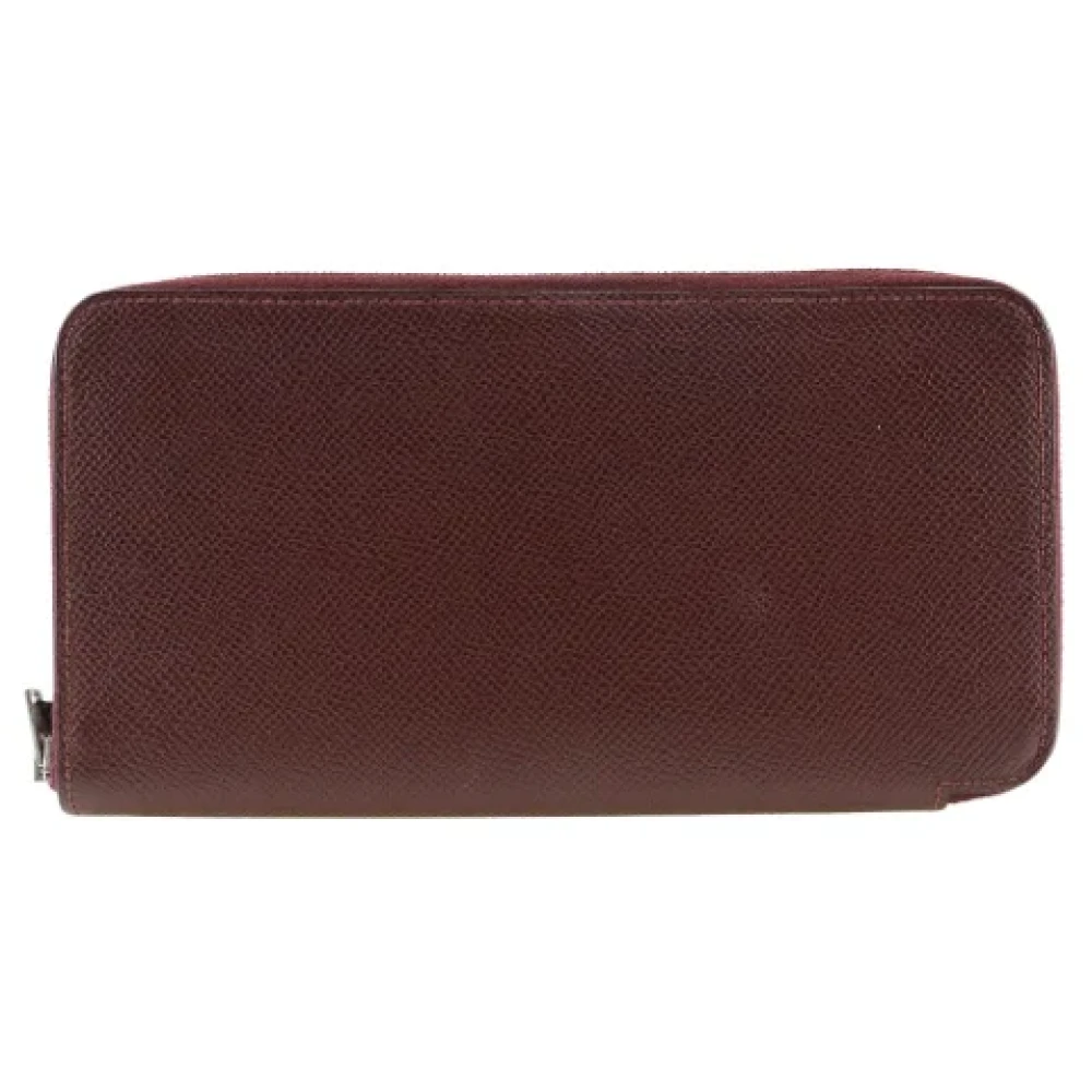 Hermès Vintage Pre-owned Leather wallets Red Dames