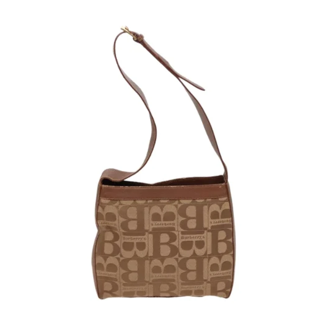 Burberry Vintage Pre-owned Canvas burberry-bags Brown Dames