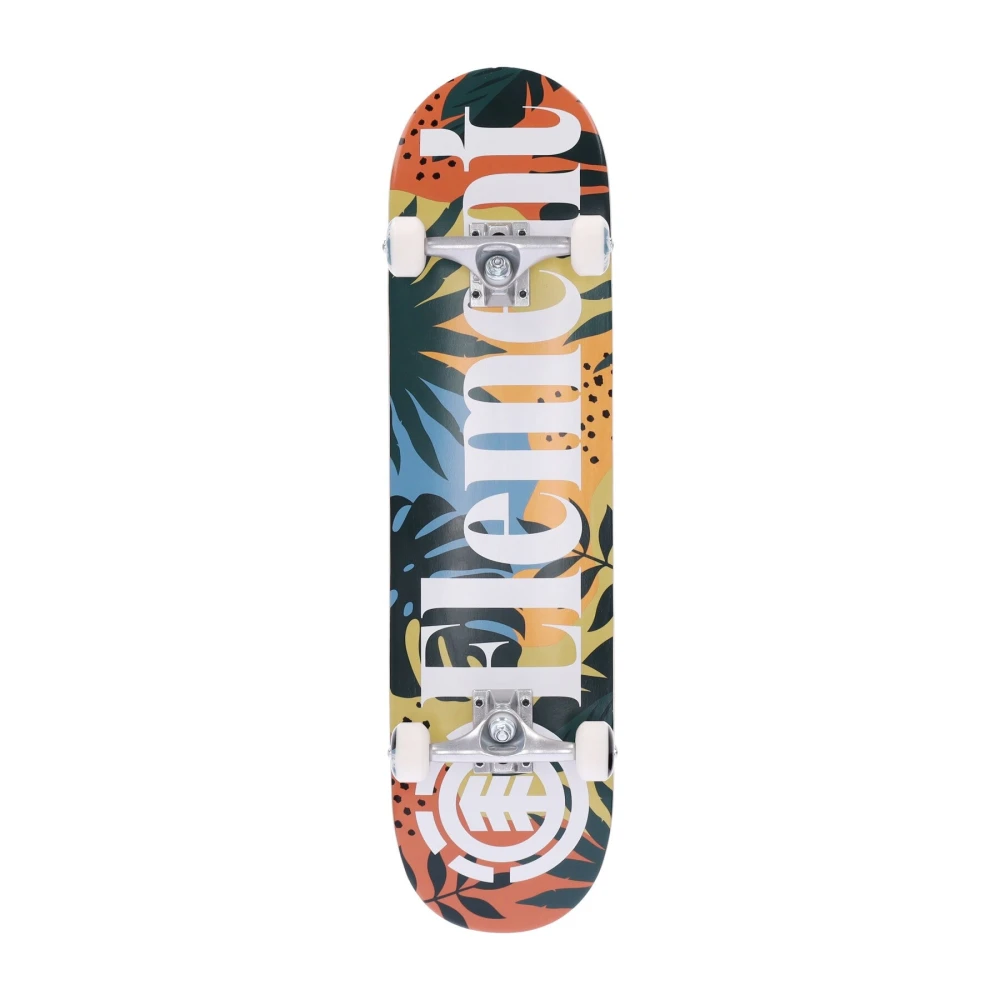 Element Monstera Skateboard met All Over Screen Printing Multicolor Heren