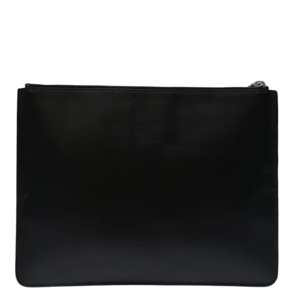 Givenchy Pre-owned Leather clutches Black Dames