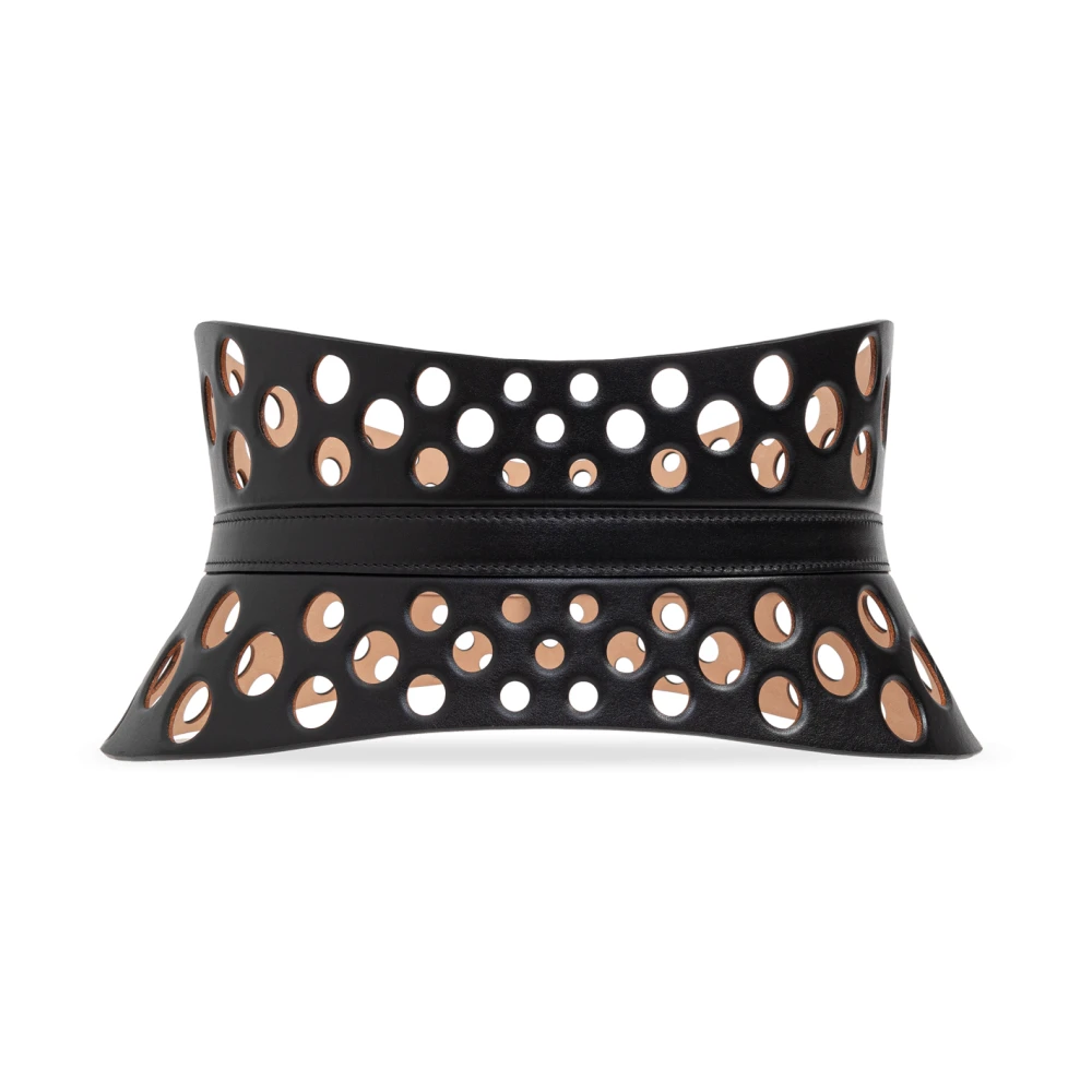 Alaïa Leren taille riem Black Dames