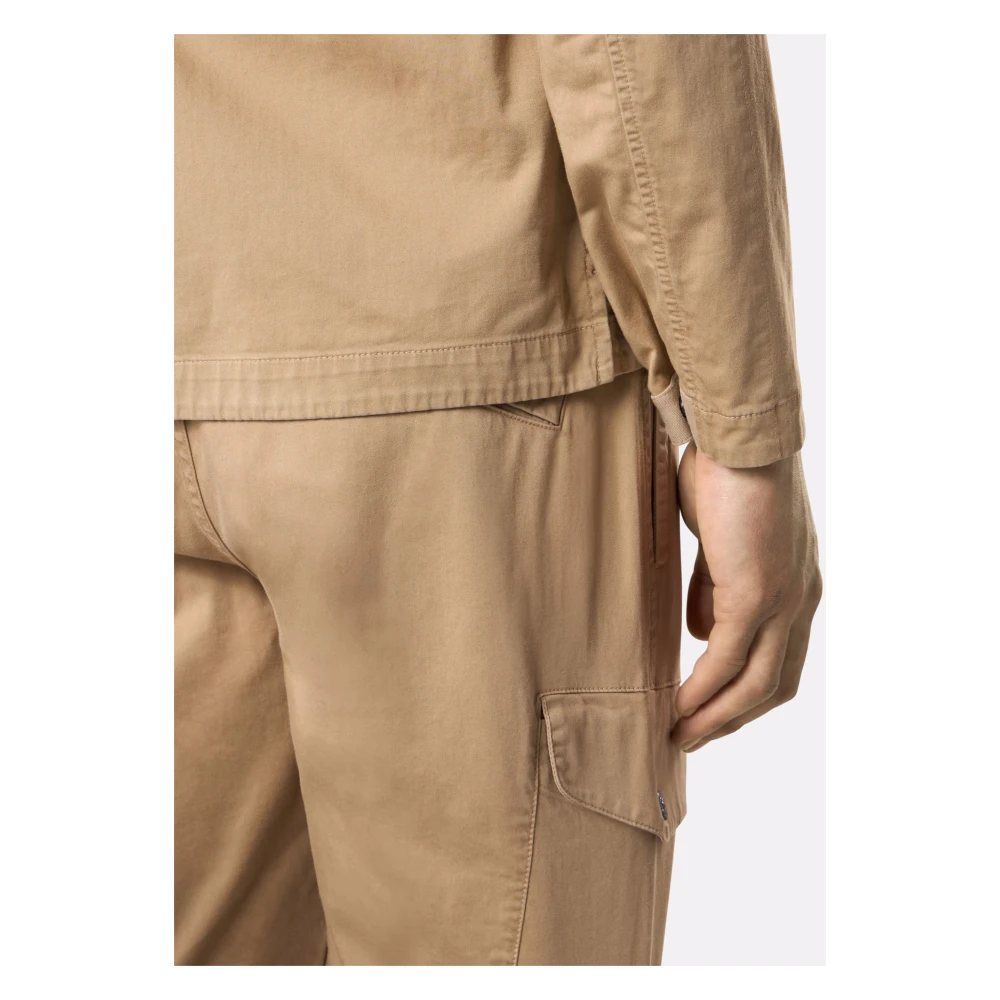 Stone Island Beige Jassen met Zakken Beige Heren