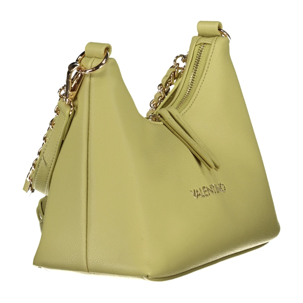 Valentino by Mario Valentino Groene Schoudertas met Kettingriem Green Dames