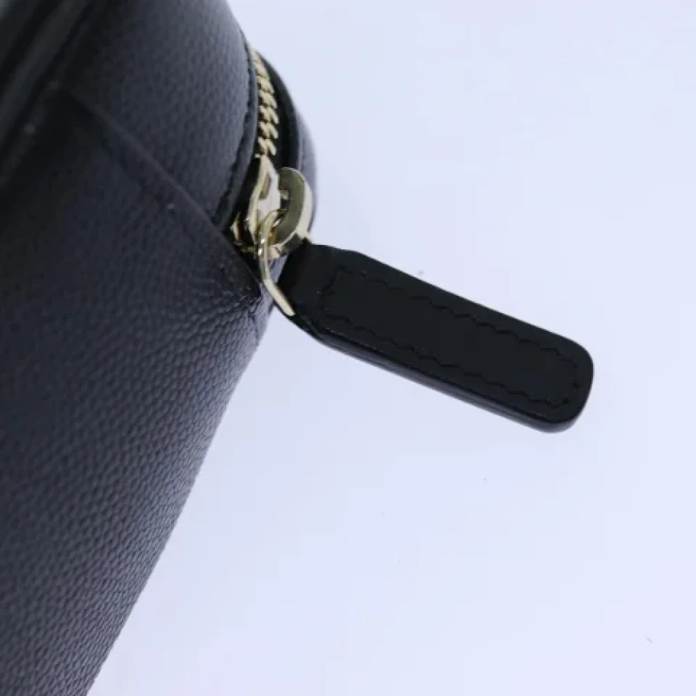 Chanel Vintage Pre-owned Leather shoulder-bags Black Dames