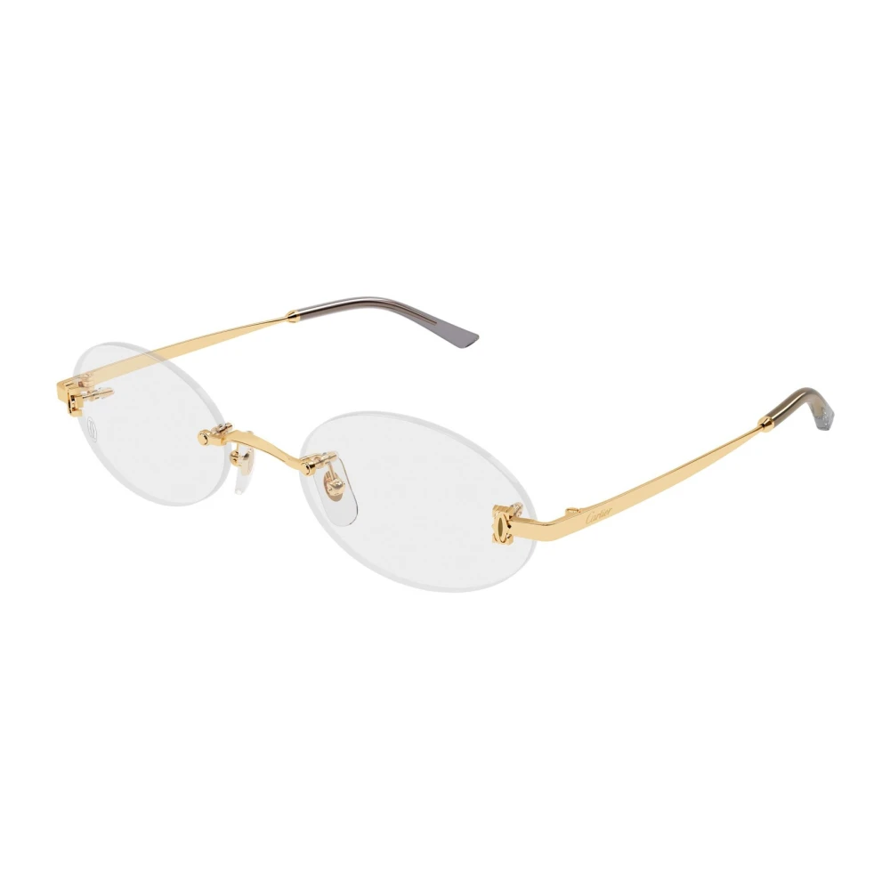 Cartier Women's Yellow Glasses, 54 Mm, Eyeglasses