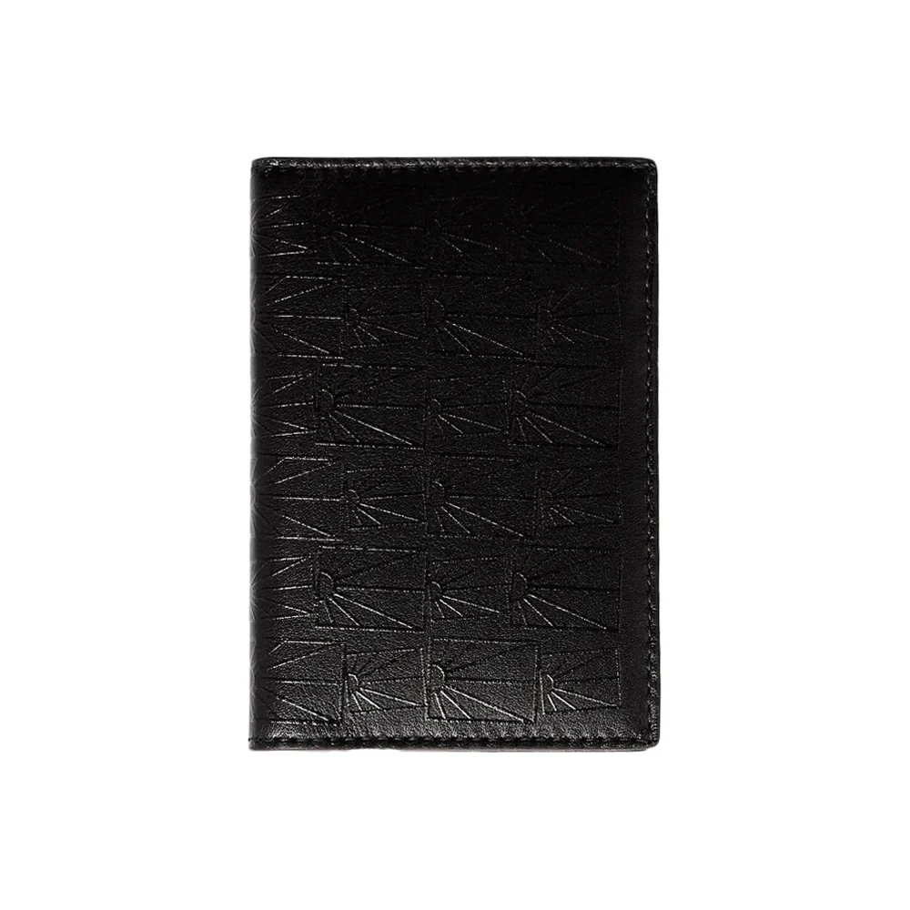 Rassvet Leren Logo Paspoorthouder Black Heren