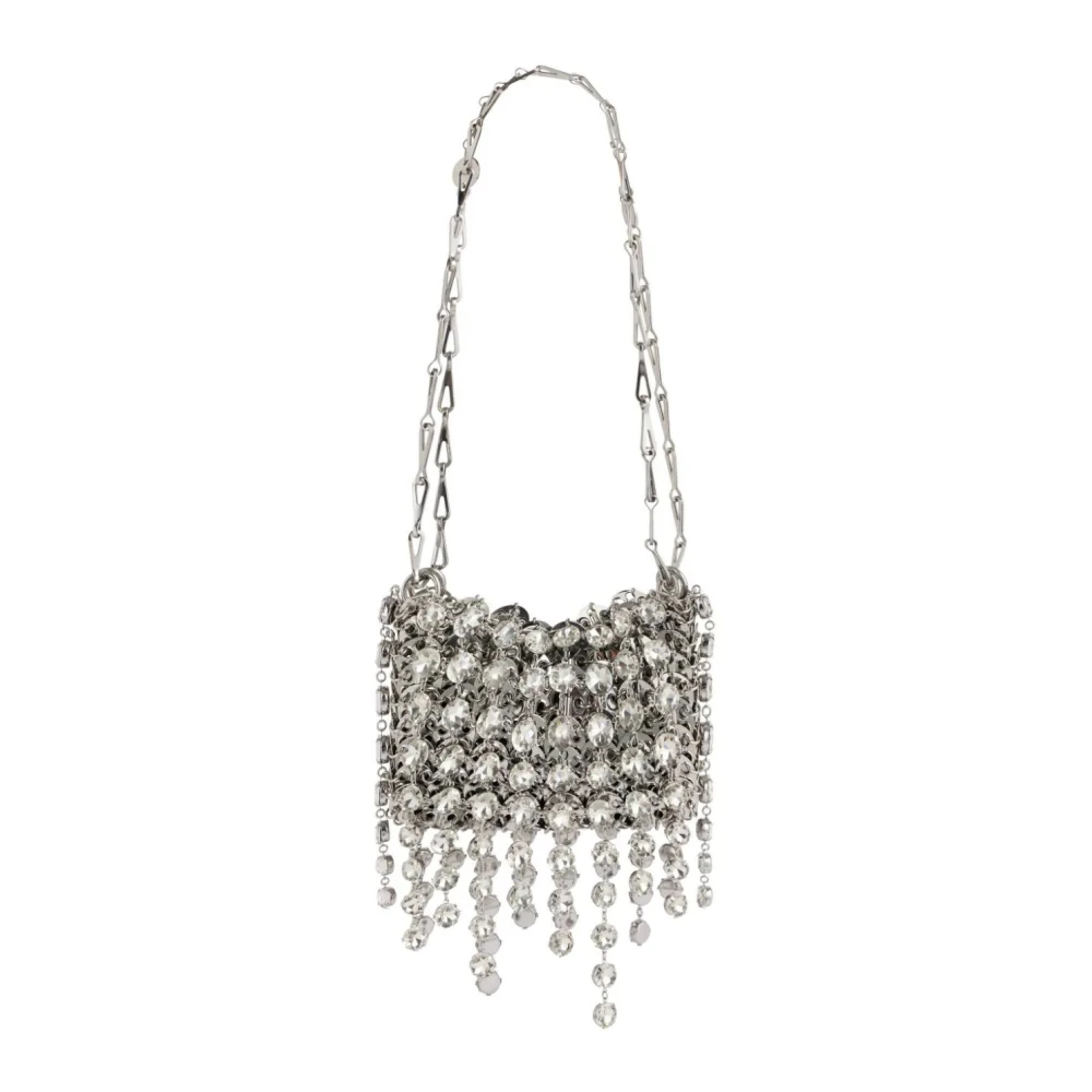Paco Rabanne Metalen Handtas Zilver Stijl P040 Gray Dames